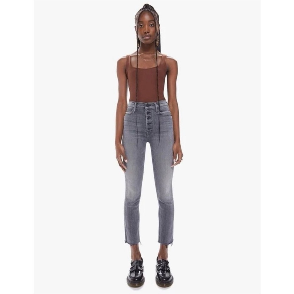 MOTHER JEANS THE PIXIE DAZZLER ANKLE FRAY Digging Up Dirt